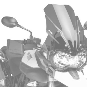 Windscreen PUIG TOURING 5652N Negru