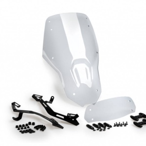 Windscreen PUIG TOURING WITH VISOR 21739W transparent