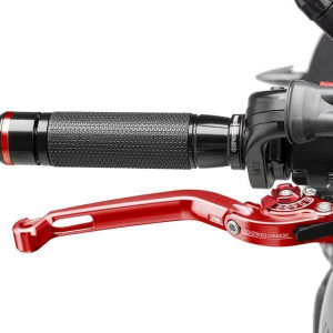 Brake lever without adapter PUIG 160RR foldable red/red