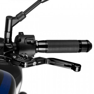 Clutch lever without adapter PUIG 24NNN extendable folding black/black