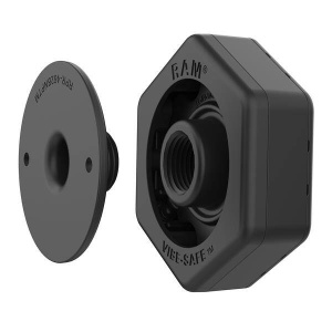 Suport telefon moto RAM® Vibe-Safe™ cu adaptor NPT pentru suporturi cu 2 găuri