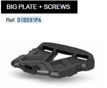 Top case standard plate SHAD TERRA D1B591PA Negru