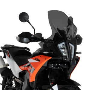 Windscreen PUIG TOURING 21611F dark smoke