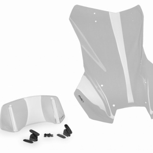 Windshield PUIG TOURING PLUS WITH VISOR 22288H smoke