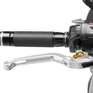 Brake lever without adapter PUIG 160PO foldable silver/gold