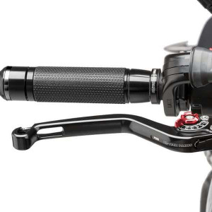 Brake lever without adapter PUIG 170NR lung negru/rosu