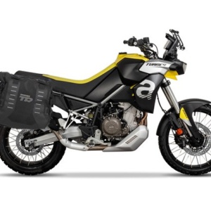 Set of SHAD TERRA TR40 adventure saddlebags, including mounting kit SHAD APRILIA TUAREG 660