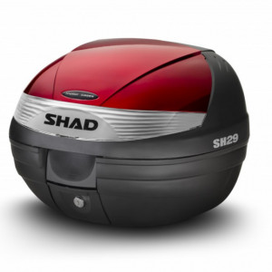 Top case cu capac colorat SHAD SH29 Rosu