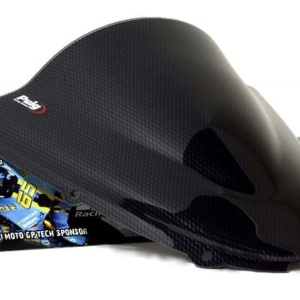 Windscreen PUIG RACING 4053C carbon look