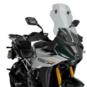 Windscreen PUIG TOURING WITH VISOR 21989H smoke