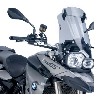 Windscreen PUIG TOURING WITH VISOR 5914H smoke