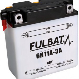 Baterie conventionala FULBAT 6N11A-3A include electrolit