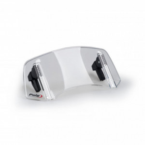 Multiadjustable visor PUIG 2.0 20764H clip-on smoke