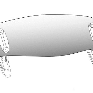 Multiadjustable visor PUIG 6375W clip-on transparent