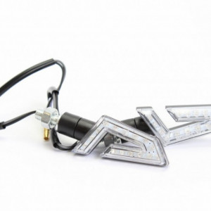 Semnale LED (2 buc) MOTION STUFF AERO negru mat