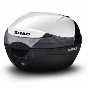 Top case cu capac colorat SHAD SH33 Alb