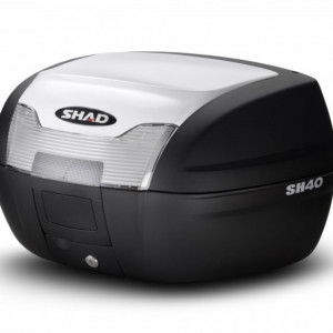 Top case cu capac colorat SHAD SH40 Alb