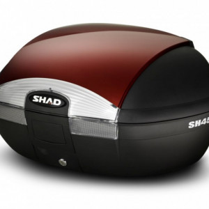 Top case cu capac colorat SHAD SH45 Rosu