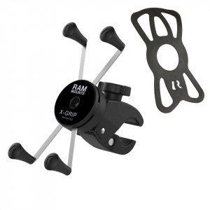 UNPKD RAM HANDLEBAR MOUNT WITH LARGE X-GRIP AND TOUGHCLAW