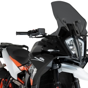 Windscreen PUIG TOURING 21869F dark smoke