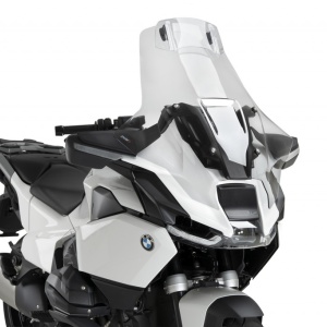 Windscreen PUIG TOURING WITH VISOR 22646W transparent