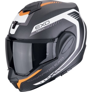 Casca moto modulara flip-back scorpion exo-tech evo carbon cosy