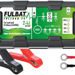Incarcator de baterii FULBAT FULLOAD F4 2A (suitable also for Lithium)