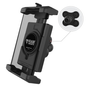 RAM® Quick-Grip™ Pro XL Suport pentru telefon cu bilă și amortizor de vibrații
