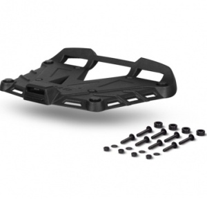 Top case standard plate SHAD TERRA D1BTRPA2 aluminium Negru
