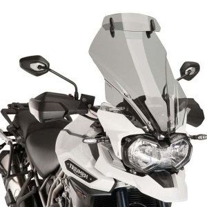 Windscreen PUIG TOURING WITH VISOR 8916H smoke