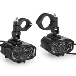 Mist auxiliary lights PUIG 22331N Negru homologated with accessories