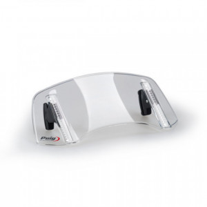 Multiadjustable visor PUIG 2.0 20763H fixed by screws smoke