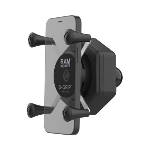 Suport telefon moto RAM® X-Grip® cu bilă și adaptor Vibe-Safe™