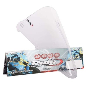 Windscreen PUIG RACING 4637W transparent