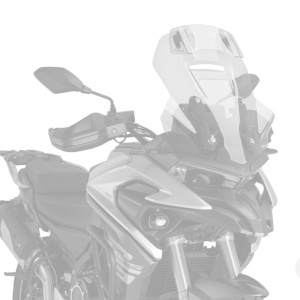 Windscreen PUIG TOURING WITH VISOR 22458W transparent
