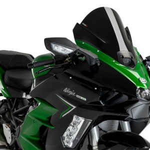 Windscreen PUIG Z-RACING 21714N Negru