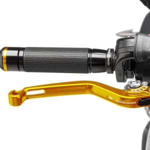 Brake lever without adapter PUIG 170OP lung gold/silver
