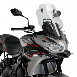 Multiadjustable visor PUIG 2.0 20763W fixed by screws transparent