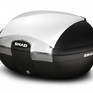 Top case cu capac colorat SHAD SH45 Alb