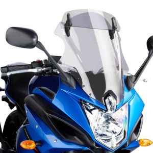 Windscreen PUIG TOURING WITH VISOR 5910H smoke