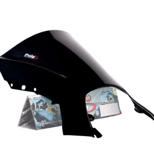 Windscreen PUIG RACING 5251N Negru