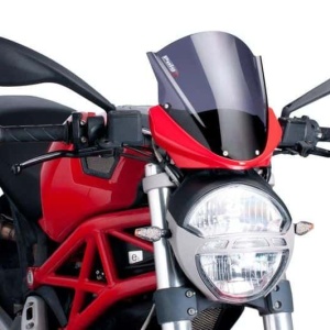 Windscreen PUIG RACING 5650F dark smoke