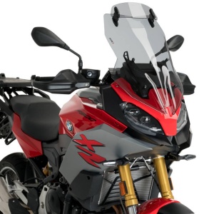 Windscreen PUIG TOURING WITH VISOR 20392H smoke