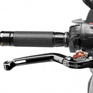 Brake lever without adapter PUIG 160NT foldable black/orange