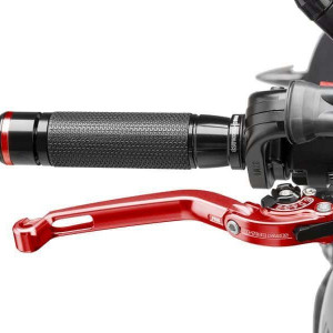 Brake lever without adapter PUIG 160RN foldable red/black