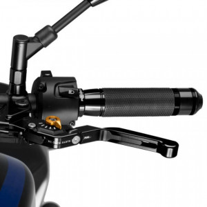 Clutch lever without adapter PUIG 24NNO extendable folding black/gold