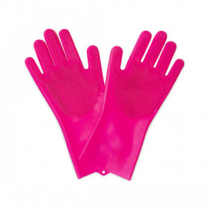 Deep scrubber gloves MUC-OFF 20406 pink L