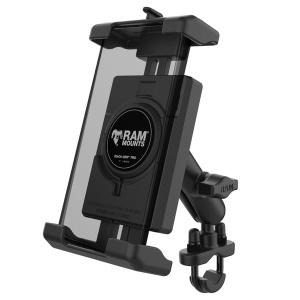Suport pentru telefon RAM® Quick-Grip™ Pro XL cu bază U-Bolt pentru ghidon - Mediu