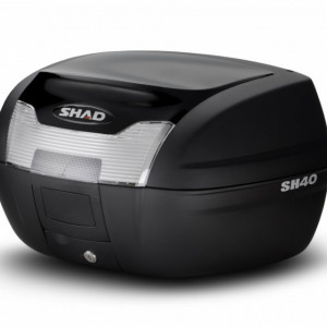 Top case cu capac colorat SHAD SH40 black metal