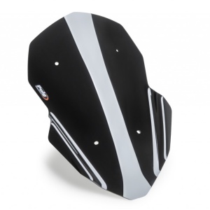 Windscreen PUIG SPORT 22766N Negru